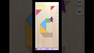 LETRA C CON EL TANGRAM #shortsviral #shortsyoutube #shortsfeed #tangram