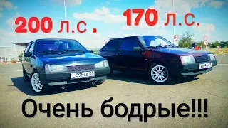 ВНИМАНИЕ!!! Ваз 2108 - одна на ДРОССЕЛЯХ, другая на РЕСИВЕРЕ!!! Замер 0-100