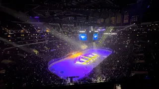 NHL LA kings 플레이오프 스타일 레이져쇼