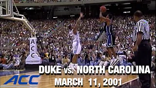 Duke vs. North Carolina Championship Game | ACC Basketball Classic (2001)