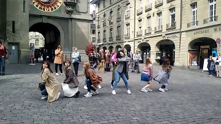 (Fancam) TWICE dancing 'Knock knock' in Bern, Switzerland