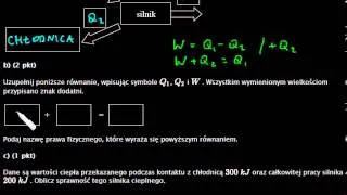 Zadania z fizyki - fpt404 - Silnik cieplny (4 pkt) CKE Czerwiec 2012 / A1