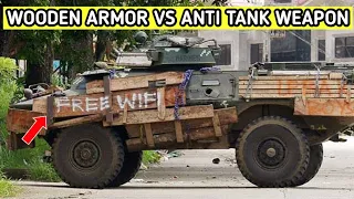 Wooden Armor Tank VS Anti-Tank Weapon