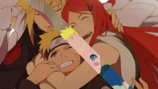 Minato and Naruto and kushina 🥰