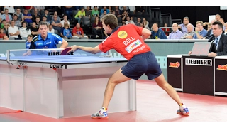 Timo Boll vs Hugo Calderano (Champions League 2017)