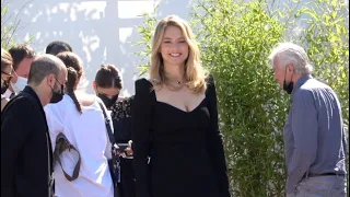 Virginie Efira, Paul Verhoeven at the photocall for Benedetta Movie in Cannes