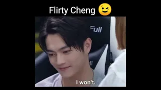 Flirty Lu Sicheng 😉😏 [Falling into Your Smile] #xukai #chengxiao #FallingIntoYourSmile