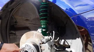 2ND GEN BRZ GETS LOWERED ON TEIN FLEX Z COILOVERS