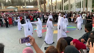 Emiratis Dancing at the Dubai Expo 2020