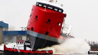 Ship Launch EGBERT WAGENBORG (Easy Max BN 850) for Royal Wagenborg at Niestern Sander