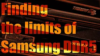 Finding the timing limits of Samsung DDR5 16Gb B-die at 6400Mbps
