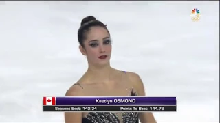 2017 GP France Osmond, Kaetlyn FS CAN NBC