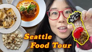 Italian Food Tour in USA 🍕 Pasta, Pizza & Seafood in Seattle