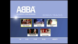 DVD - меню :  ABBA - The Complete Studio Recordings
