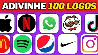 ADIVINHE A MARCA PELO LOGO | 100 LOGOS FAMOSOS! APENAS 5% ACERTAM TUDO