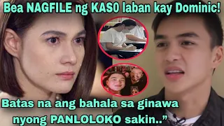 LAGOT NA! Bea Alonzo hindi napigilang MAGFILE ng KAS0 kina Dominic Roque at Bulet Jalosjos!