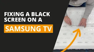 Samsung 65" LED TV Not Working - How to Fix Black Screen - UN65TU7 - UN65TU8