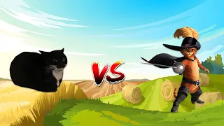 Maxwell cat vs Puss in Boots