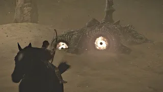 DIRGE THE SAND WORM! Shadow of the Colossus Remake PS5 BLIND Walkthrough Gameplay Part 5