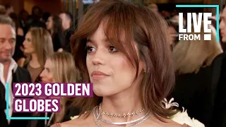 Jenna Ortega Can't Believe Wednesday SUCCESS at Golden Globes | E! News