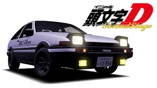 【頭文字D】Second StageのOP再現してみた【Initial D × Blender】