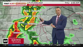 More storms move in Thursday night