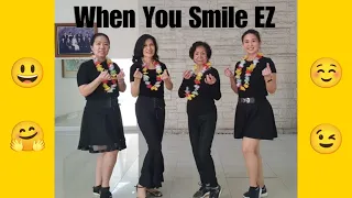 When You Smile EZ Line Dance (demo & count)