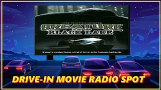 DRIVE-IN MOVIE RADIO SPOT - CREATURE FROM BLACK LAKE (1976)