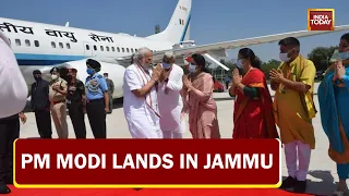 PM Modi Lands In Jammu, To Flag Off Slew Of Key Development Projects In The Valley