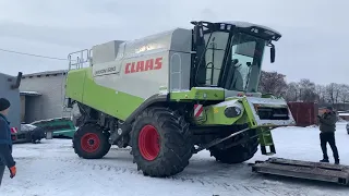 Доставили клієнту комбайн Claas Lexion 580 (Сумська обл.)