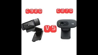 Logitech C920 vs C270