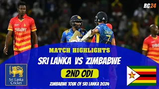 Sri Lanka vs Zimbabwe 2nd ODI Match Full Highlights | 2nd ODI | SL vs ZIM #rc22 #rc24
