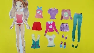 Trò chơi Tô màu thiết kế trang phục thời trang, phụ kiện cho búp bê sành điệu / Ami Channel