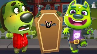 Talking Tom Gold Run vs Running Pet Decoration Home Zombie Ben vs Zombie Buck Gameplay Android ios