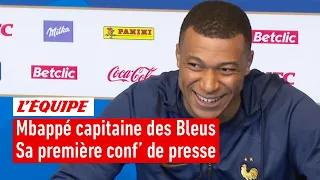 "C'est un kiff !" : La première conférence de Kylian Mbappé en tant que capitaine des Bleus