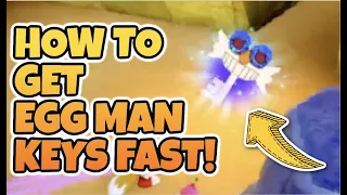 HOW TO GET ALL 30 EGG MAN KEYS FAST IN SONIC SPEED SIMULATOR ROBLOX | KNUCKLES TREASURE HUNT