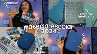 meu material escolar 2024📚🤍 *terceirão*