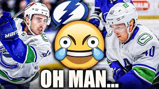 Oh Man… (Hughes, Pettersson, Vancouver Canucks VS Tampa Bay Lightning—NHL News & Rumours Today 2022)