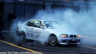 BMW M3 E46 Burnout and Donuts!