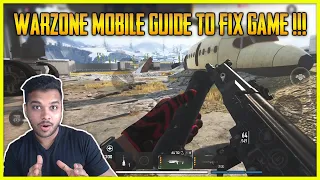 WARZONE MOBILE IN INDIA FINALLY | HEAT ISSUE - GRAPHIC BLURRY - SERVER LAG - GPU UNSUPPORTED FIX 💥😍