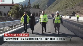 Si po ecën ndërtimi i rrugës Qafë Thanë – Elbasan? Zëvendëskryeministrja Balluku inspekton punimet