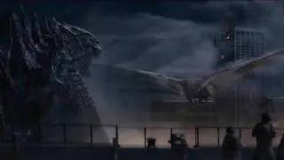 Godzilla vs. MUTOs brightened - San Francisco Battle - Godzilla: 2014