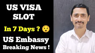 How to get US Visa Slot in 7 days ? | B1/B2 Visa | F1 Visa | C1D Visa | H1B and L1 Visa Appointment