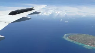 沖縄旅行 羽田空港～那覇空港 ANA B777-300 NH469便 JA752A 機窓 手持ち別カメラ動画