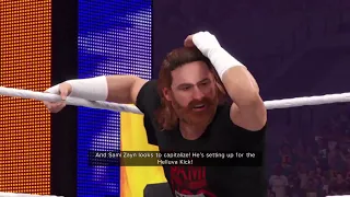WWE 2K23: My Rise- Chapter 4- Sami Zayn Cashes in Money in the Bank against "The Lock" Kenny Omega