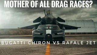 Bugatti Chiron Sport vs Rafale fighter jet: The mother of all drag races