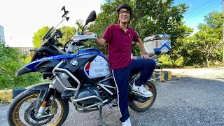 Riding BMW GS 1250 😍