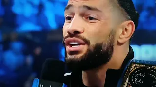 Roman Reigns mentions John Cena and confronts Seth Rollins on SMACKDOWN
