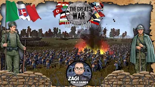 💥The Great War : Total War | Attacking Austria-Hungary💥