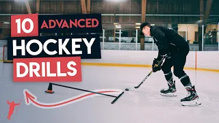 10 ADVANCED HOCKEY DRILLS TO IMPROVE YOUR SKILLS 🏒